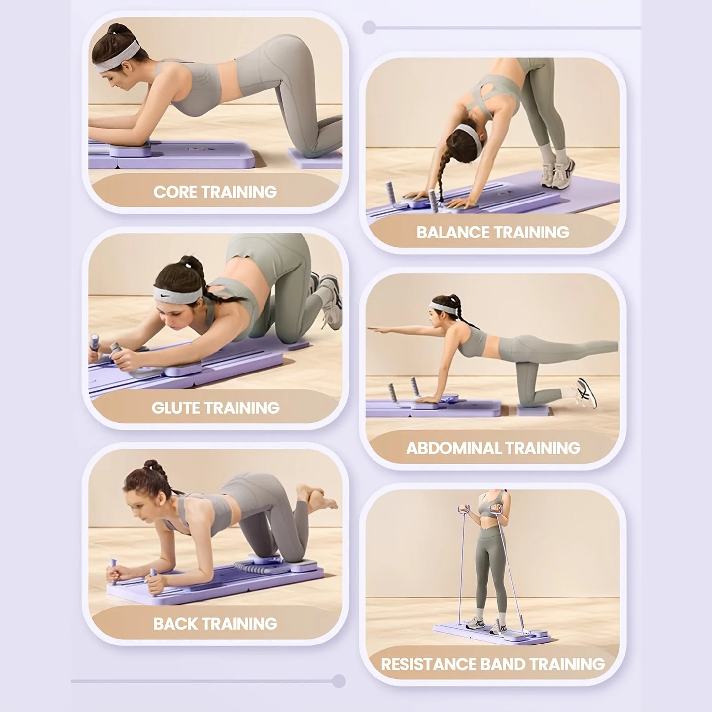 Multi-Purpose Pilates Board - Fitmora™