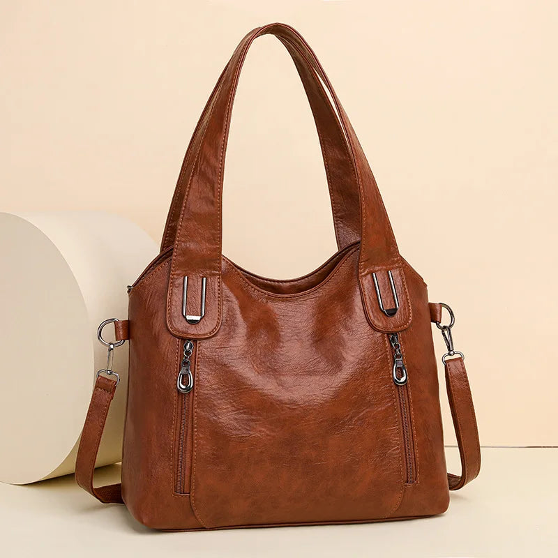 Women's Bag New Fashion Hundred With Large-Capacity Tote Casual Handheld Shoulder Satche Large Bag