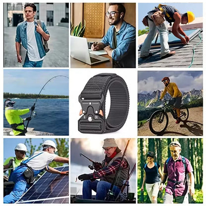1Pc/2Pcs Versatile Men's Tactical Belts-Durable, Adjustable Design-For Outdoor Sports Enthusiasts，Pair with Jeans，For Men Women - Fitmora™