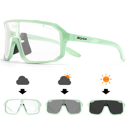 SCVCN New Outdoor Cycling Glasses Bike Sunglasses Men UV400 Eyewear Sports MTB Goggles Bicycle Women Riding Hiking Sunglasses - Fitmora™