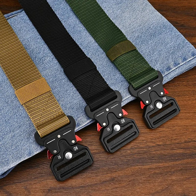 1Pc/2Pcs Versatile Men's Tactical Belts-Durable, Adjustable Design-For Outdoor Sports Enthusiasts，Pair with Jeans，For Men Women - Fitmora™