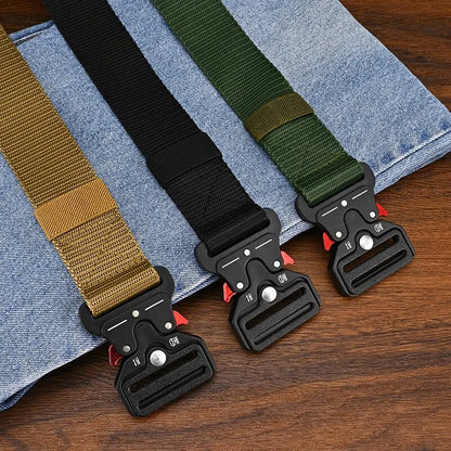 1Pc/2Pcs Versatile Men's Tactical Belts-Durable, Adjustable Design-For Outdoor Sports Enthusiasts，Pair with Jeans，For Men Women - Fitmora™