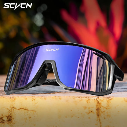SCVCN New Outdoor Cycling Glasses Bike Sunglasses Men UV400 Eyewear Sports MTB Goggles Bicycle Women Riding Hiking Sunglasses - Fitmora™