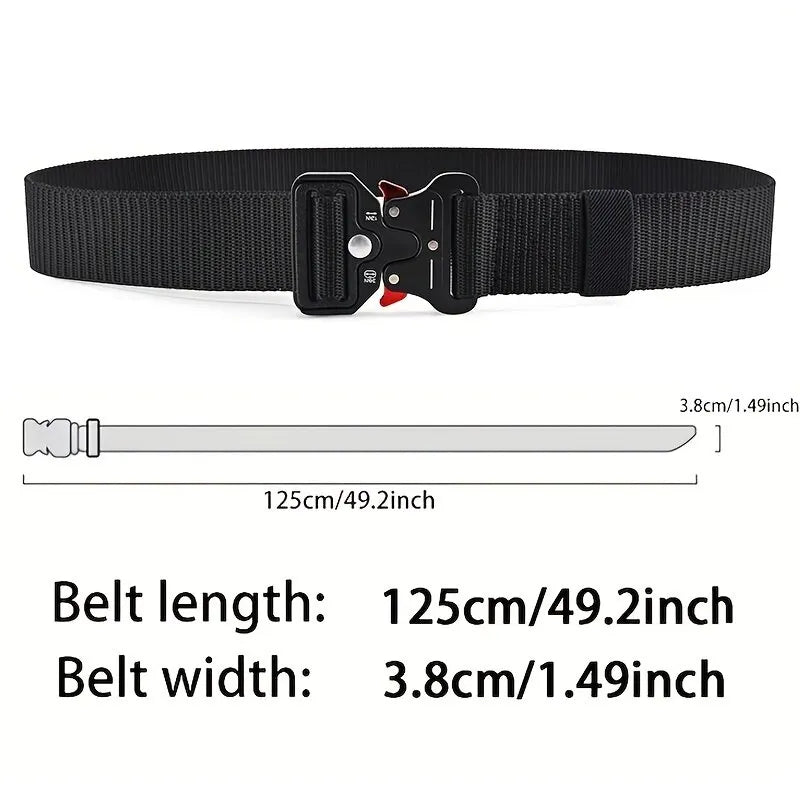 1Pc/2Pcs Versatile Men's Tactical Belts-Durable, Adjustable Design-For Outdoor Sports Enthusiasts，Pair with Jeans，For Men Women - Fitmora™