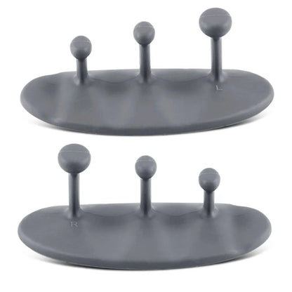 1 Pair Washable Weight Lifting Grips 3-finger Silicone Grip Silicone Palm Grips Breathable Anti-slip Dumbbell Grippers - Fitmora™