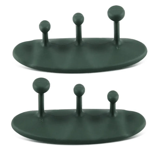 1 Pair Washable Weight Lifting Grips 3-finger Silicone Grip Silicone Palm Grips Breathable Anti-slip Dumbbell Grippers - Fitmora™