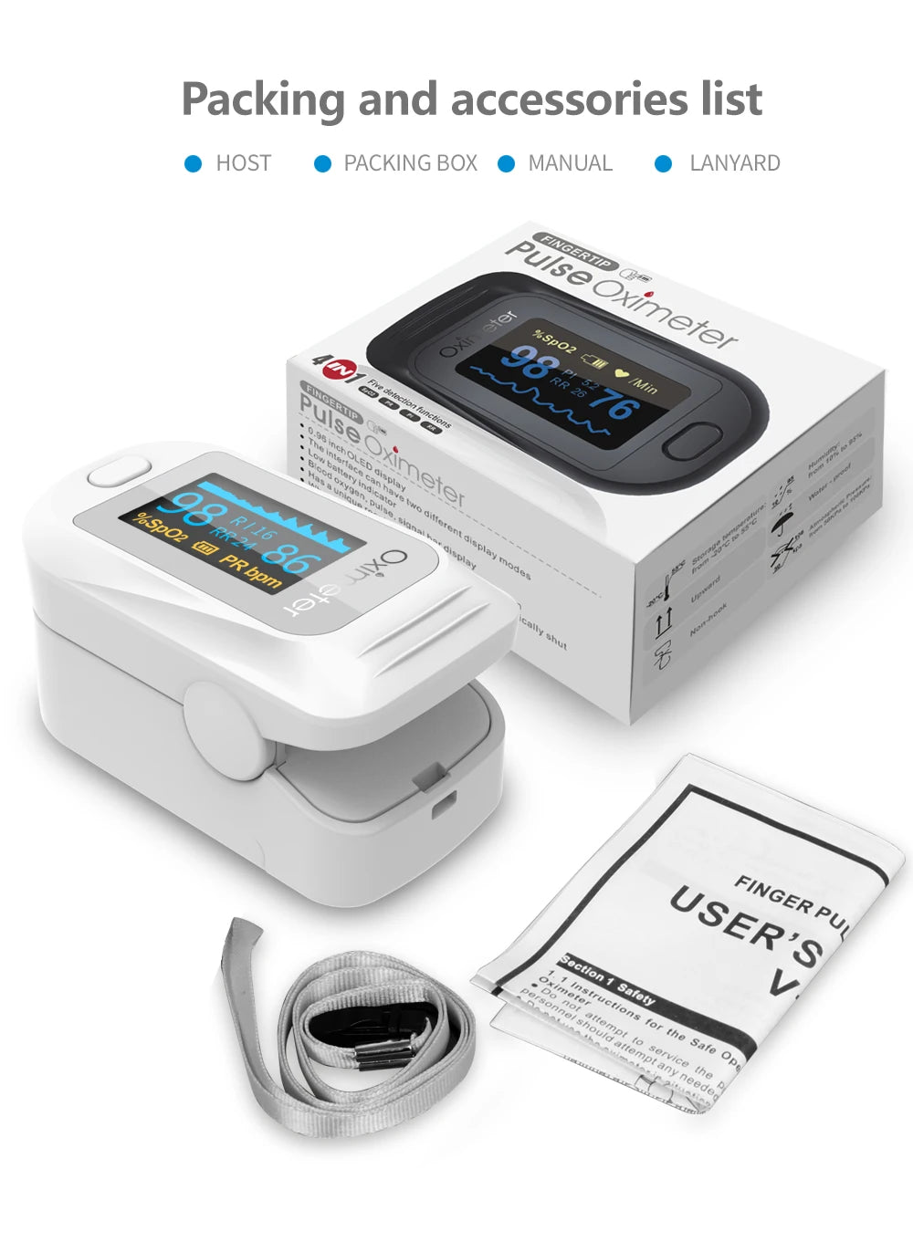 Digital Finger Pulse Oximeter - Fitmora™