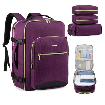 LOVEVOOK 40L Large Carry on Camping Hiking Backpack Bag for Outdoor Airline Approved Weekender Sports Travel  Laptop Backpacks