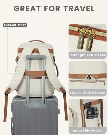 LOVEVOOK 40L Large Carry on Camping Hiking Backpack Bag for Outdoor Airline Approved Weekender Sports Travel  Laptop Backpacks