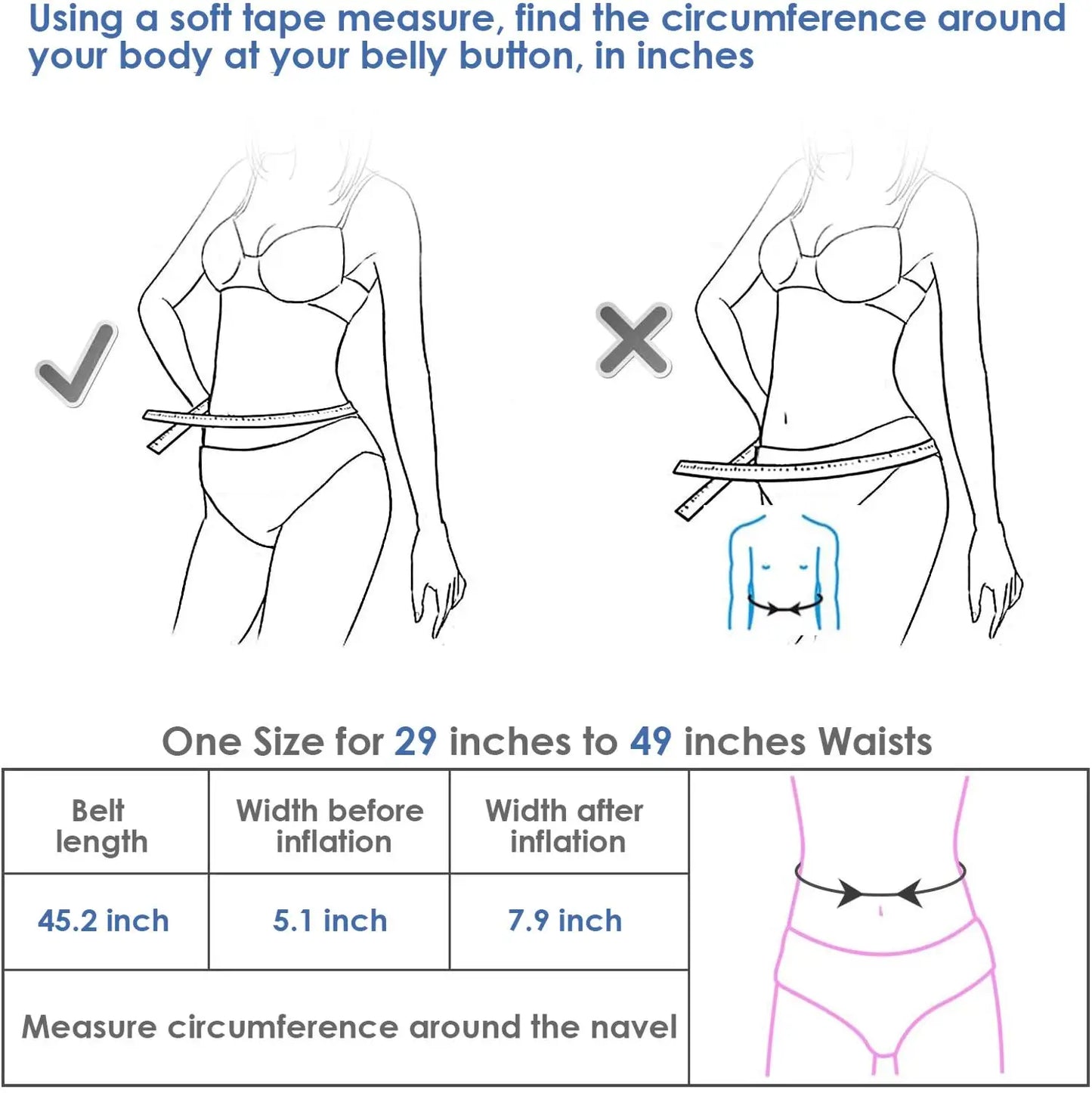 Back Decompression Lumbar Support Belt Waist Air Traction Brace Spinal Back Relief Belt Backache Pain Release Massager
