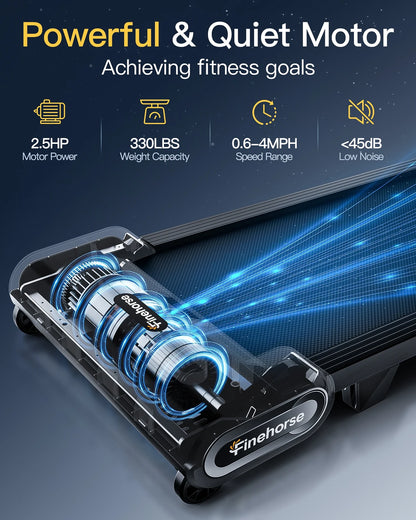 High Quality EU Stock Smart Walking Treadmill Portable Under Desk Home Use Walking Pad 4%-13% Auto Incline