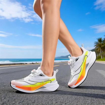 Sneakers﻿ Men Sports Carbon Board Speciality Breathable Lightweight Women's Comfortable Athletic Nonskid Marathon Running Shoe