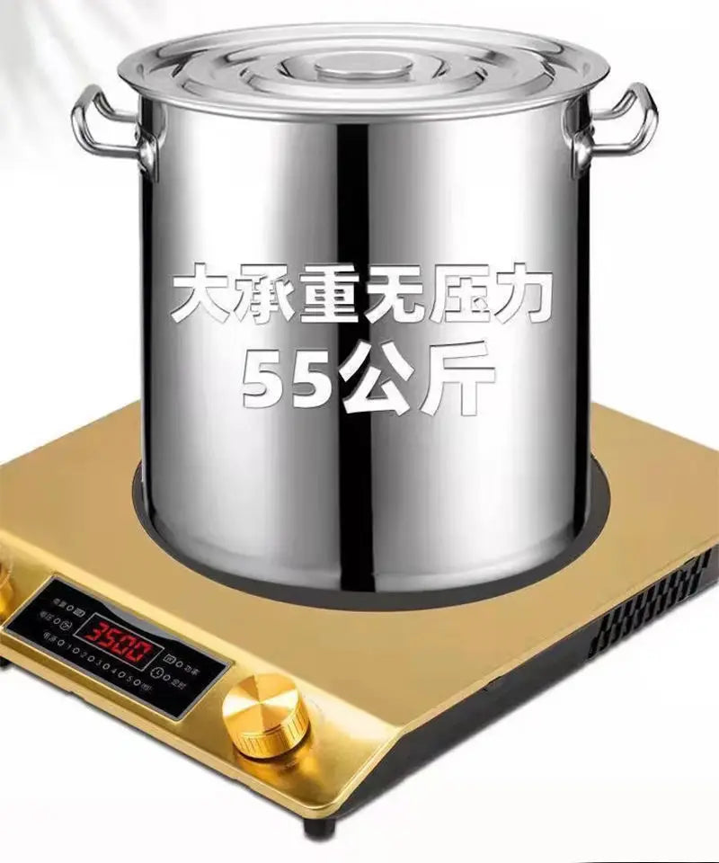 Flat induction cooker 220V 3500W commercial 5000W high-power hot pot stir-fry household induction cooker