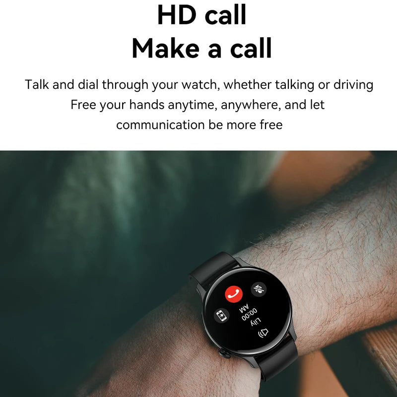 2025 New Real AMOLED HD Smartwatch Ladies Health Monitoring AI Voice Bluetooth Call Smart Watch Women Android IOS
