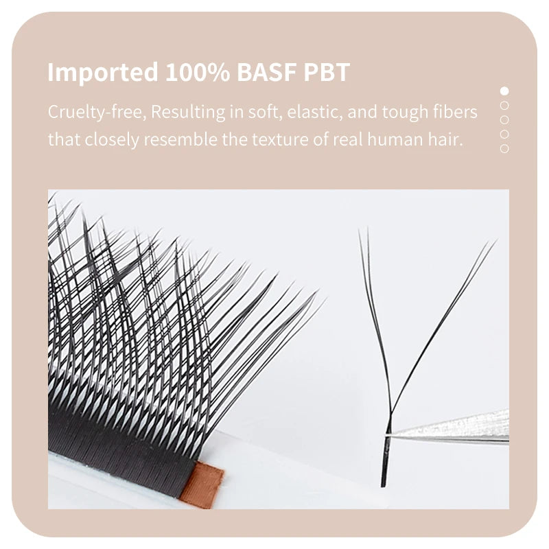 DIYDAY YY Shaped Eyelash Extension C D Curl Faux Mink Lashes Wholesale YY Shape False Eyelashes for Eye Makeup Beauty