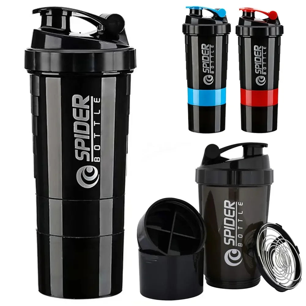 3 Layers Shaker Bottle - Fitmora™