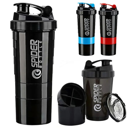 3 Layers Shaker Bottle - Fitmora™
