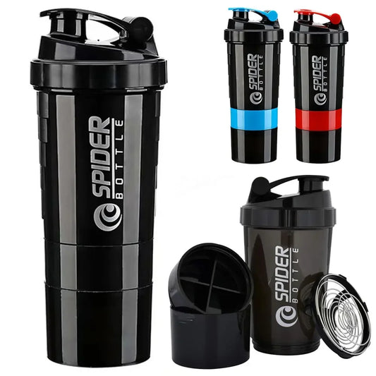 3 Layers Shaker Bottle - Fitmora™