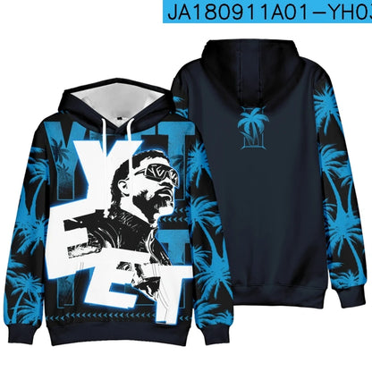 Jey Uso Yeet Hoodies Merch Hooded Women/Men Fashion Casual Streetwear Sweatshirts Clothing Fashion Hoodie Outwear