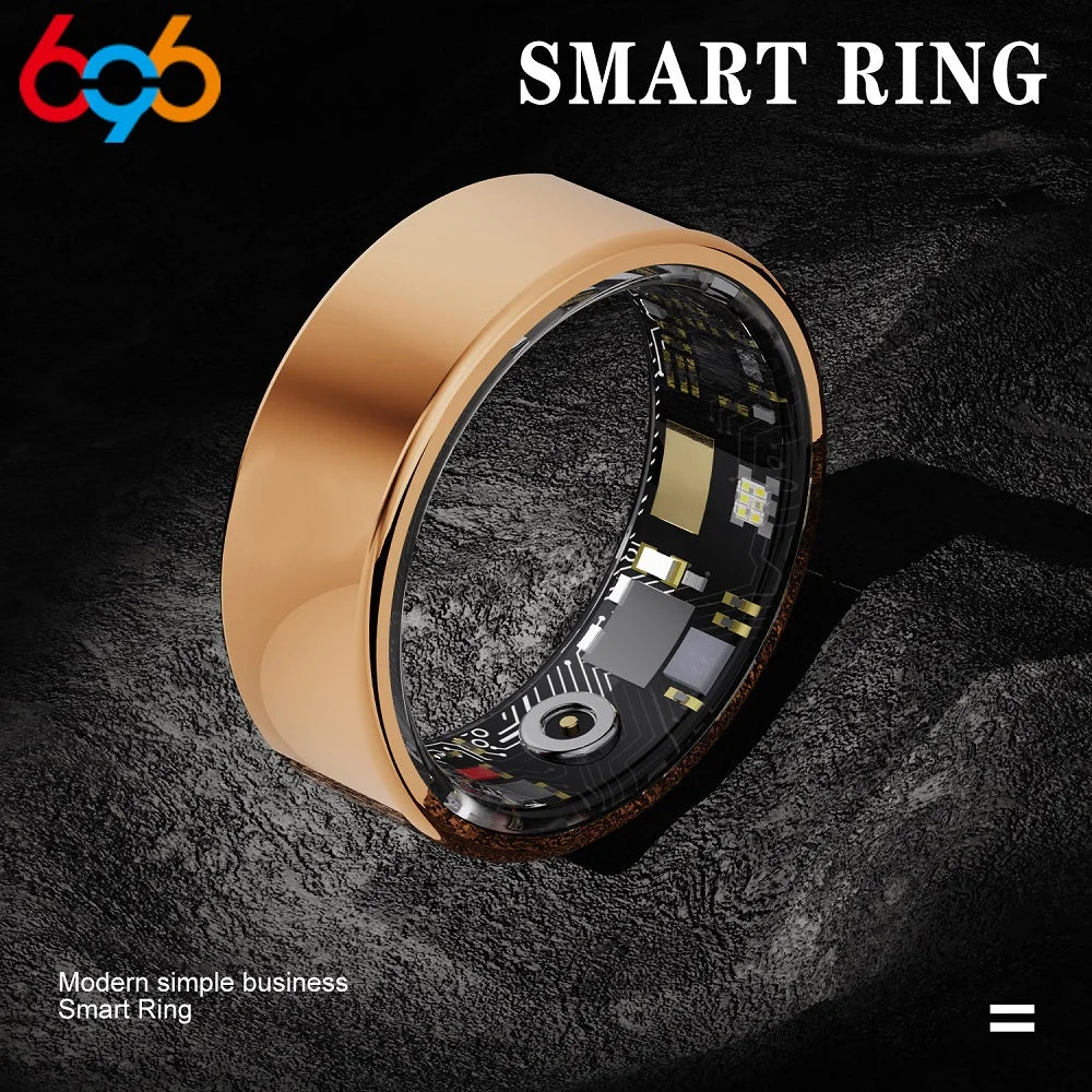 Health Smart Ring Couple Men Women Care For Family Sports Fitness 24H Heart Rate Blood Oxygen Sleep Monitoring IP68 Waterproof