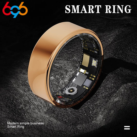 Health Smart Ring Couple Men Women Care For Family Sports Fitness 24H Heart Rate Blood Oxygen Sleep Monitoring IP68 Waterproof