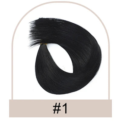 ITIP Hair Extension Human Hair for Women Straight Real Brazilian Human Hair 50 Strands Pre-bonded Highlight ITIP Hair Extensions