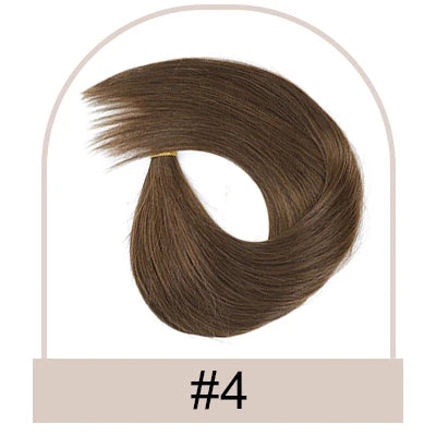 ITIP Hair Extension Human Hair for Women Straight Real Brazilian Human Hair 50 Strands Pre-bonded Highlight ITIP Hair Extensions
