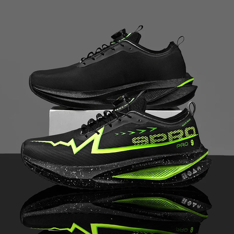 Men Running Shoes Carbon Board Speciality Sports Breathable Lightweight Women's Comfortable Athletic Nonskid Marathon Sneakers