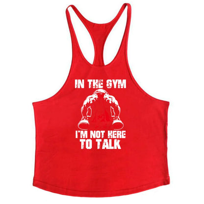 Fitness Sports Vest Summer Trendy Brand Casual Vest Loose Bottoming Waistcoat Sleeveless T-shirt