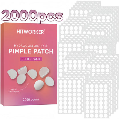 2000/1200 pieces/box of acne patches - non-alcoholic, used to absorb acne secretions, non irritating, essential for acne care