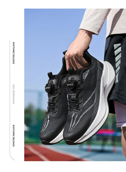 Sneakers﻿ Men Sports Carbon Board Speciality Breathable Lightweight Women's Comfortable Athletic Nonskid Marathon Running Shoe