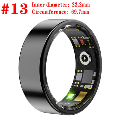 Health Smart Ring Couple Men Women Care For Family Sports Fitness 24H Heart Rate Blood Oxygen Sleep Monitoring IP68 Waterproof