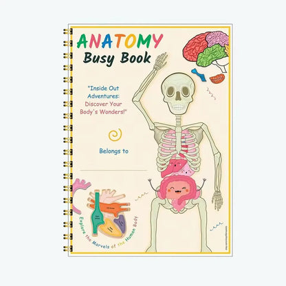 Human Anatomy Busy Book Explore The Marvels of The Human Body Children's Medical Enlightenment Book  ﻿