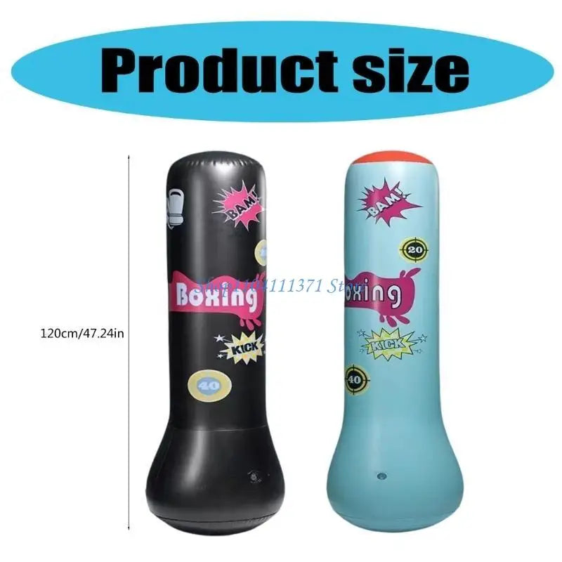 Kids Punching Bags Inflatable Boxing Bag Toy Children Boxing Punch Kicking Toy Fitness Training Equipment Enduring