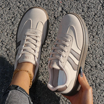 Sports Shoes for Women, Fashionable, Lightweight Lace-Up Sneakers, Casual Sneakers, Suitable for Travel and Running