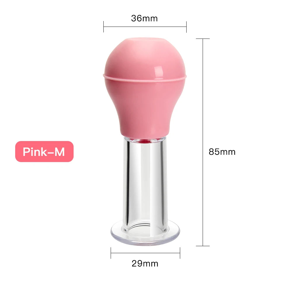 Facial Massage Cups Rubber Vacuum Cupping Skin Lifting Anti Cellulite Massager for Face Pvc Body Cups Skin Scraping Massage Jar