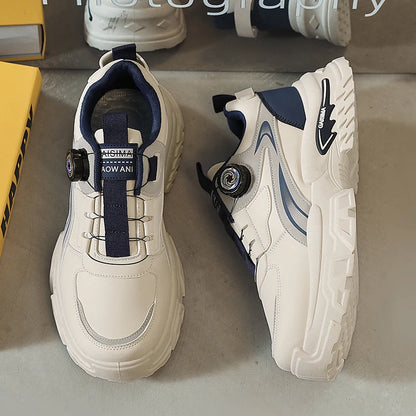 women's sports shoes 2026 Autumn New Men's Versatile High-Top Trendy Thick-Soled Running Shoes Breathable Casual Trendy Shoes