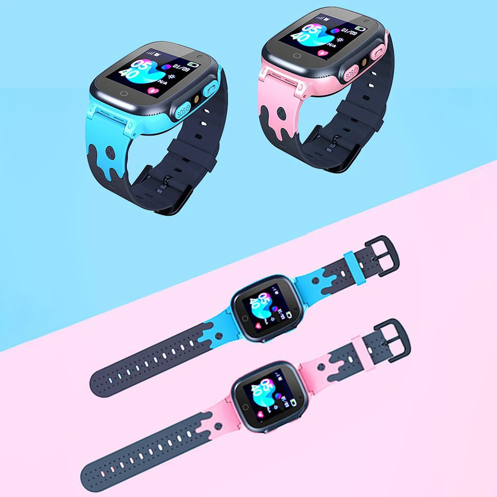 Kids Smartwatch Kids Smartwatch LBS Intelligent Watch with Flashlights Anti Lost Voice Chat for Boys Girls Birthday Gifts