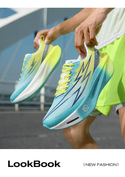 Running Shoes Carbon Board Speciality Marathon Men Sports Breathable Lightweight Women's Comfortable Athletic Nonskid Sneakers