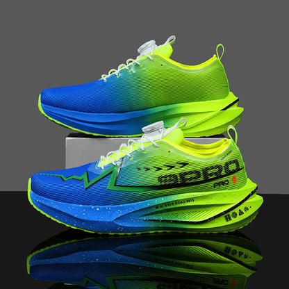 Men Running Shoes Carbon Board Speciality Sports Breathable Lightweight Women's Comfortable Athletic Nonskid Marathon Sneakers