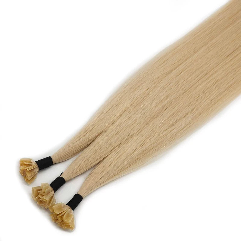 K Tip Hair Extensions Human Hair 100% Real Human Hair Extensions for Women 50pcs High Quality Keratin Capsule Ombre Blonde Hair
