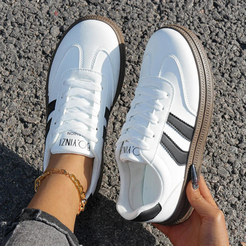 Sports Shoes for Women, Fashionable, Lightweight Lace-Up Sneakers, Casual Sneakers, Suitable for Travel and Running