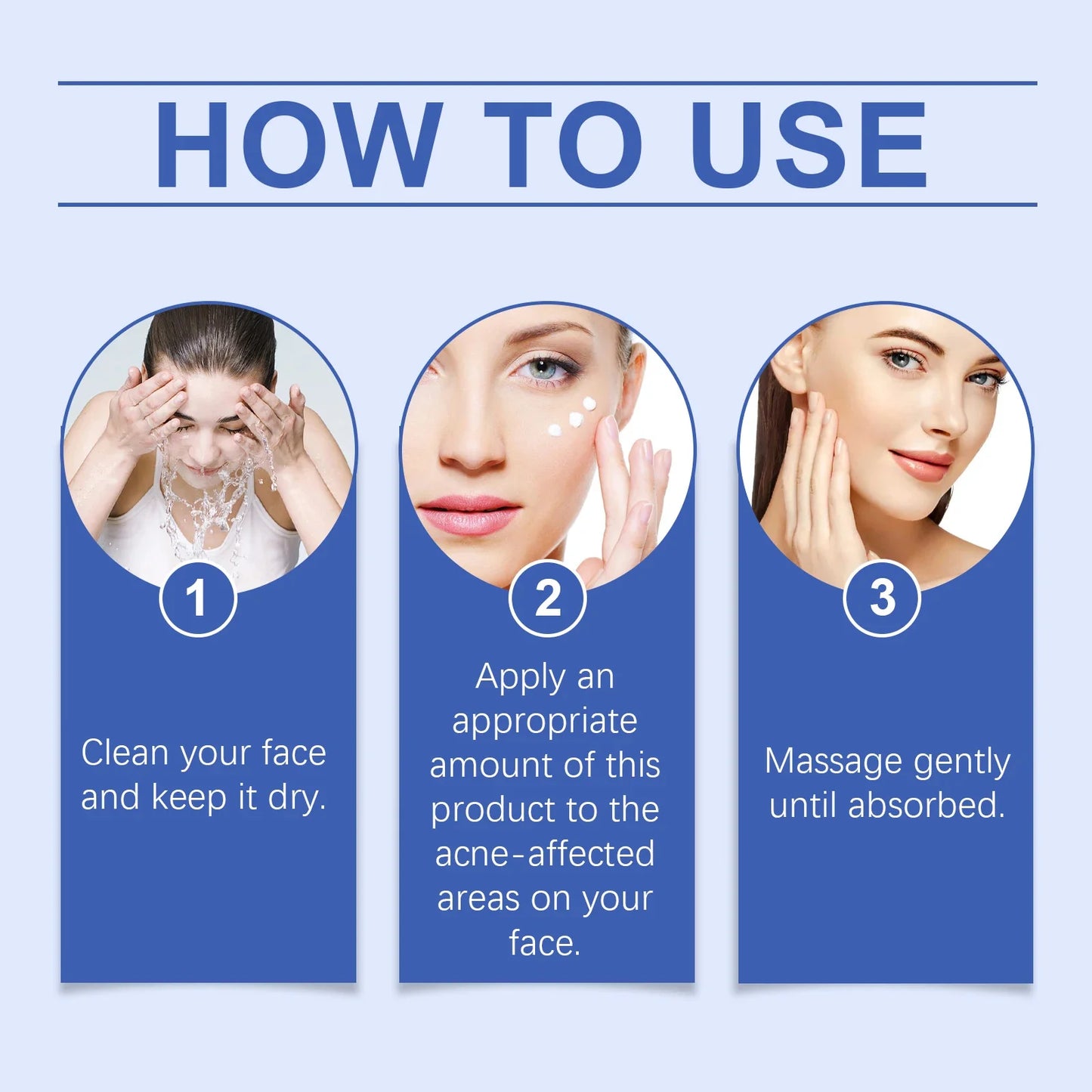 Herbal Anti-Acne Face Treatment Cream Blackhead Clears Pimple Scar Oil Control Shrink Pores Whitening Skincare Korean Cosmetics