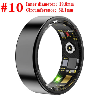 Health Smart Ring Couple Men Women Care For Family Sports Fitness 24H Heart Rate Blood Oxygen Sleep Monitoring IP68 Waterproof