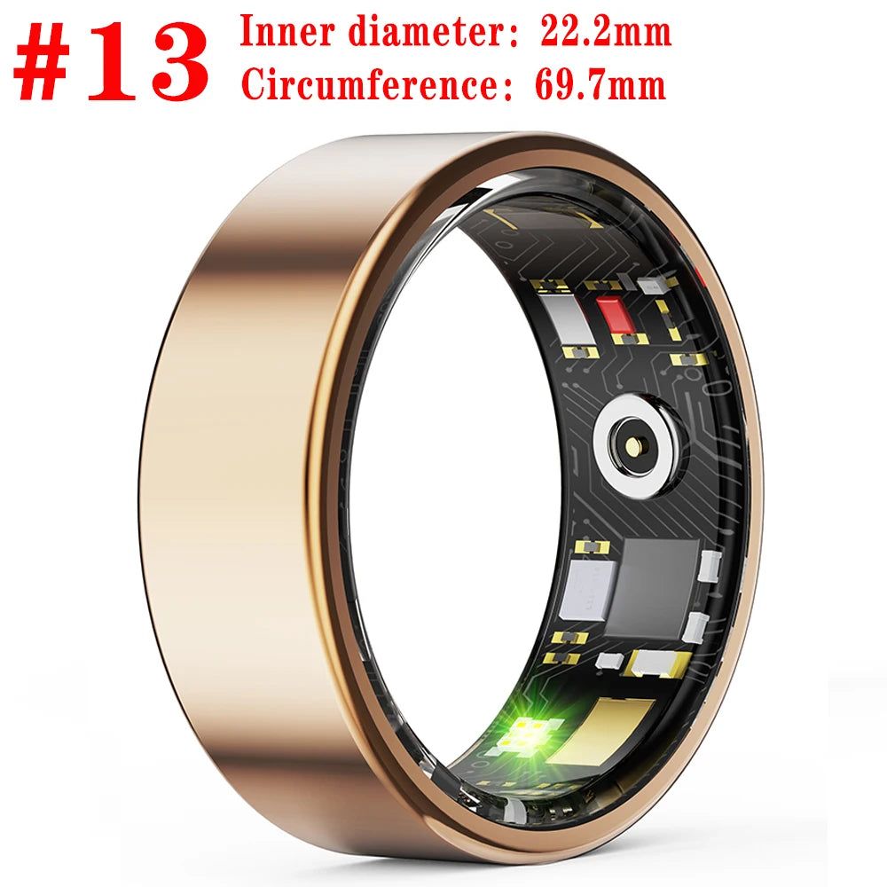 Health Smart Ring Couple Men Women Care For Family Sports Fitness 24H Heart Rate Blood Oxygen Sleep Monitoring IP68 Waterproof