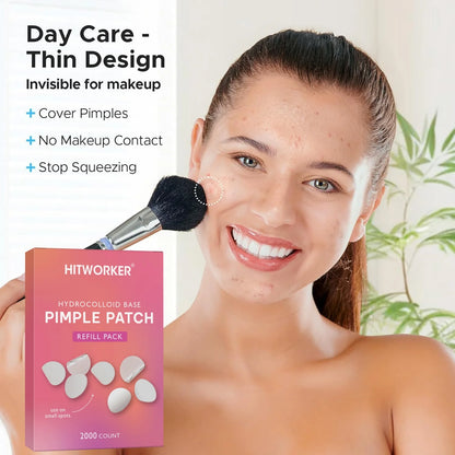 2000/1200 pieces/box of acne patches - non-alcoholic, used to absorb acne secretions, non irritating, essential for acne care