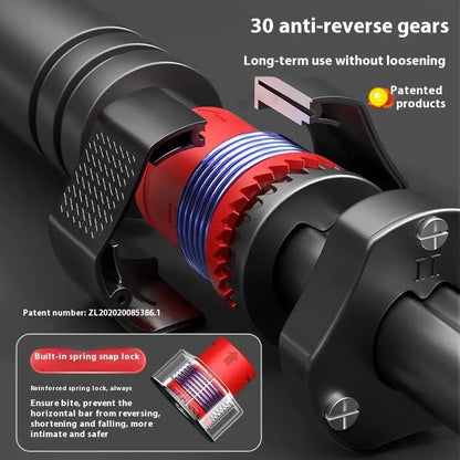 Home Gym Pull-Up Bars Training Horizontal Bar Non-Slip Telescopic Chin Up Bar Fitness Training Bar Anti-Reversing Sit Up Bar