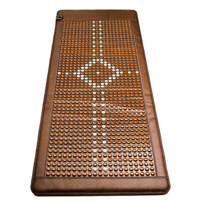 Tourmaline Infrared Heating Mattress NDT Tourmanium Stone Back Pain Relax Massage Thermal Mat