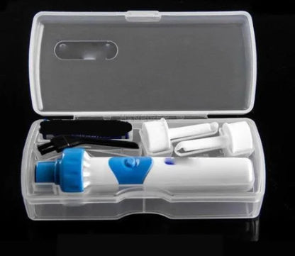 Electric Ear Cordless Safe Vibration Painless Ear Cleaner Silicon Ear Spoon Tool Set Ear Wax Removal Tool for Adults & Children