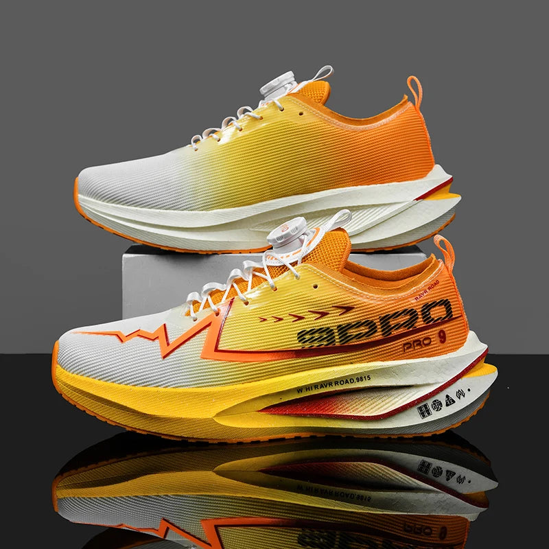 Men Running Shoes Carbon Board Speciality Sports Breathable Lightweight Women's Comfortable Athletic Nonskid Marathon Sneakers